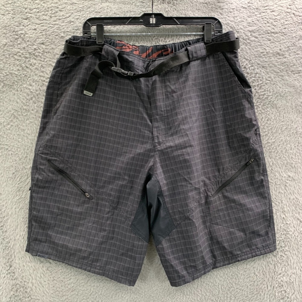 ZOIC Shorts Mens 3XL Black Cargo Stretch Gray